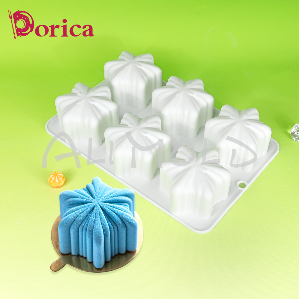 Candle Supplies Eu - Dorica Snowflake Silicone Mold Chocolate Mousse