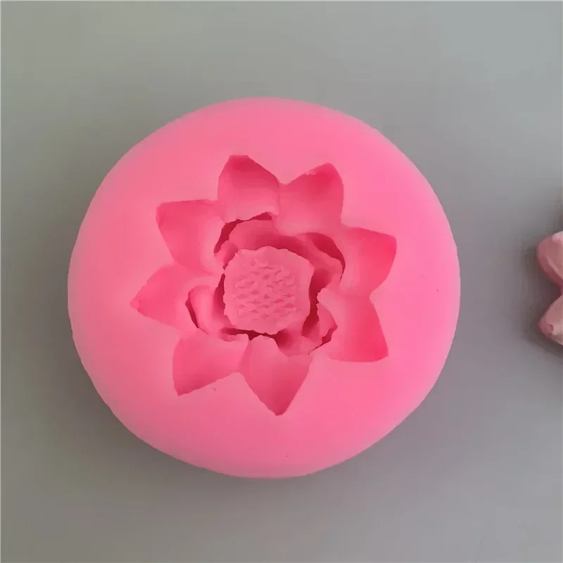 Candle Supplies Eu - New 3D Lotus Flowers Silicone Mold