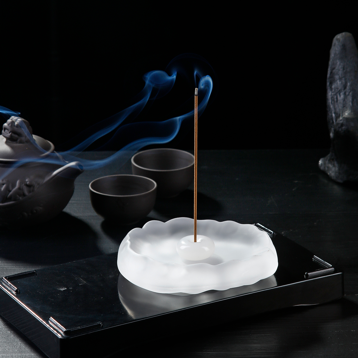 Candle Glass Supplies - Mini Jade Incense Burner Incense Holder