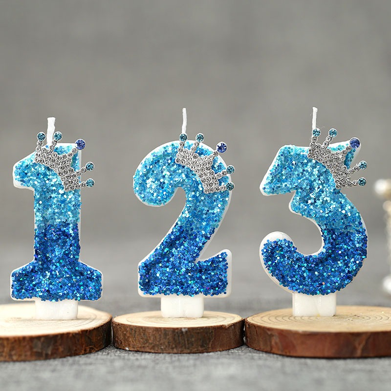 Creative Peacock Blue Crown Di - مراجعة Candle Supplies Usa وسعره