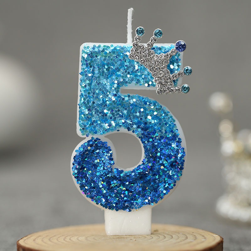 Creative Peacock Blue Crown Di - مراجعة Candle Supplies Usa وسعره