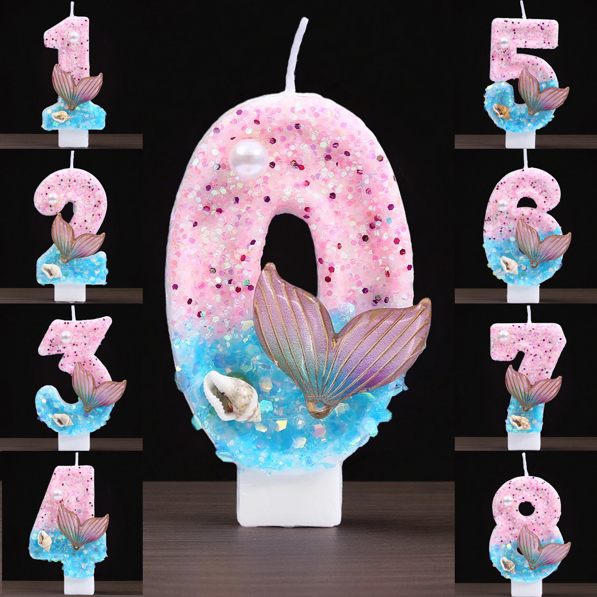 Gradient Blue Shell Pearl Crea - مراجعة Candle Supplies Usa وسعره