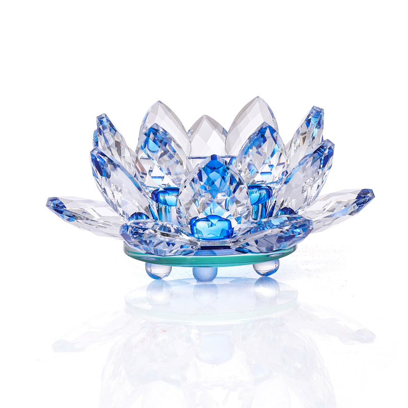 Handcrafts Crystal Lotus Flowe - مراجعة Candle Glass Supplies وسعره