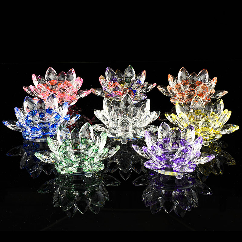 Handcrafts Crystal Lotus Flowe - مراجعة Candle Glass Supplies وسعره