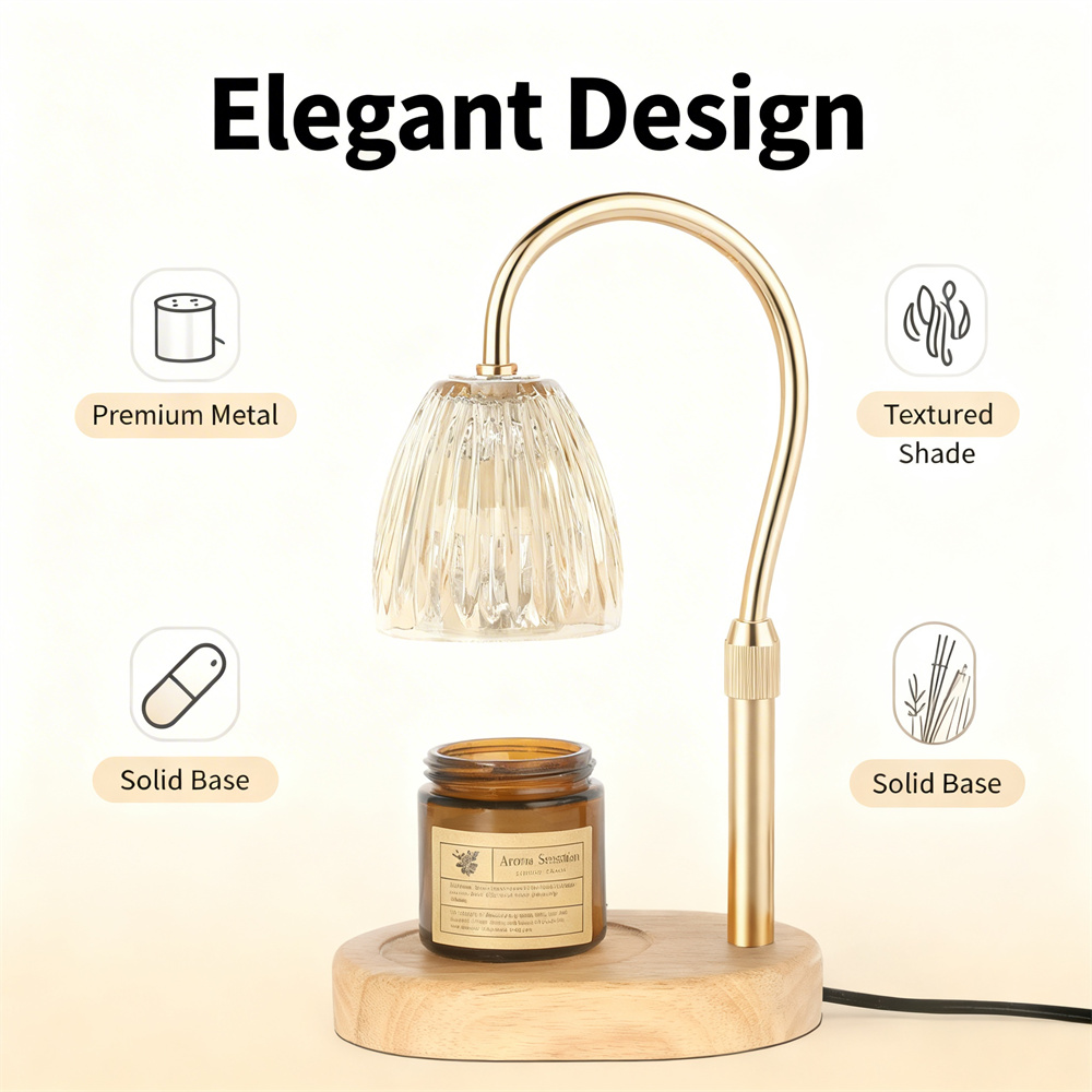 Candle Warmer Lamp with Timer, - مراجعة Wax Melting Pot وسعره