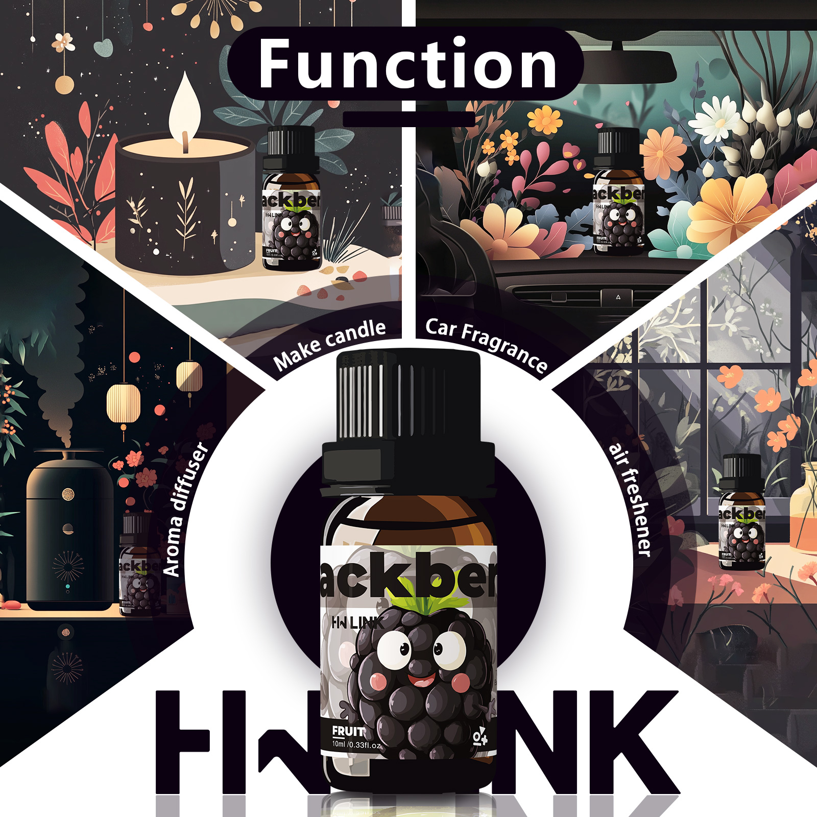 Blackberry Essential Oil Black - مراجعة Fragrance Oil 10Ml وسعره