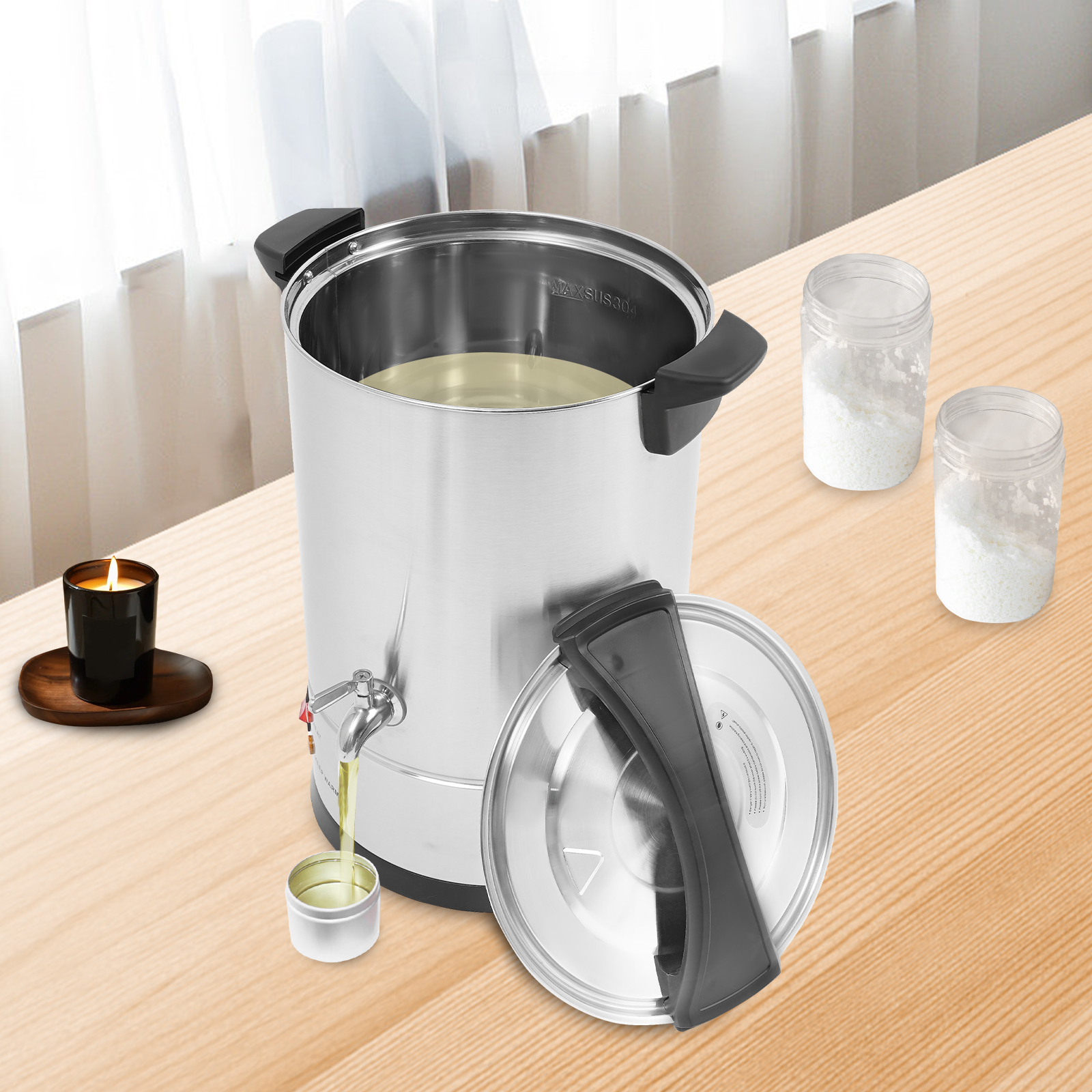 1200 W Electric Wax Melter, 12 - مراجعة Wax Melting Pot وسعره