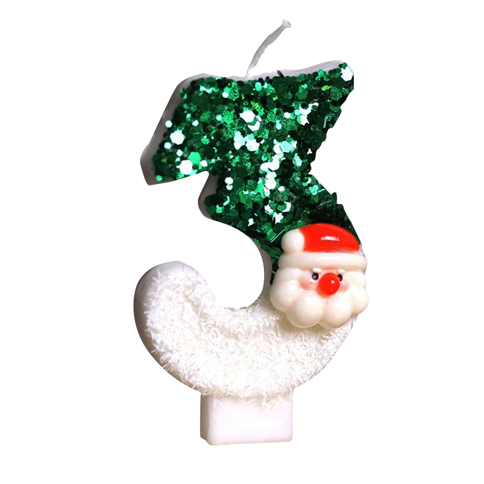 0-9 Numbers Santa Claus Cake C - مراجعة Candle Supplies Usa وسعره