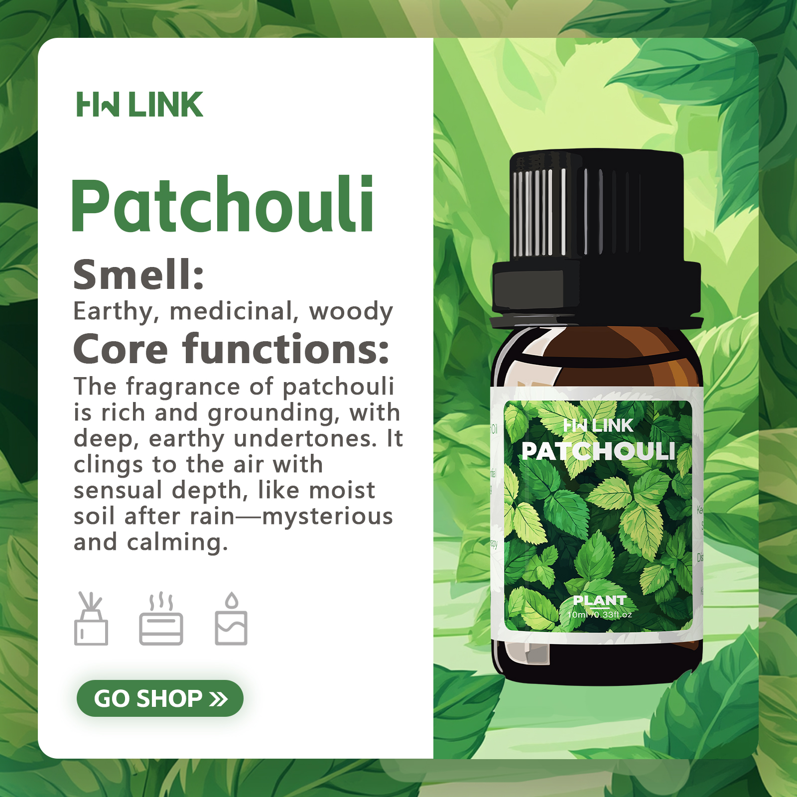 10ml Patchouli Essential Oils  - مراجعة Fragrance Oil 10Ml وسعره