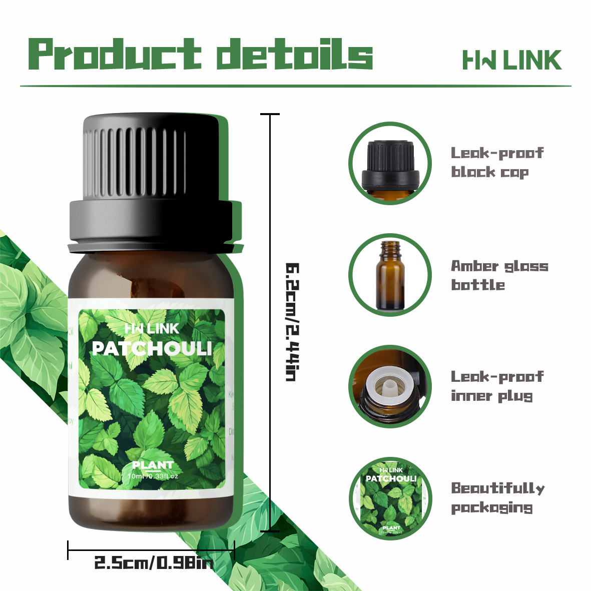10ml Patchouli Essential Oils  - مراجعة Fragrance Oil 10Ml وسعره