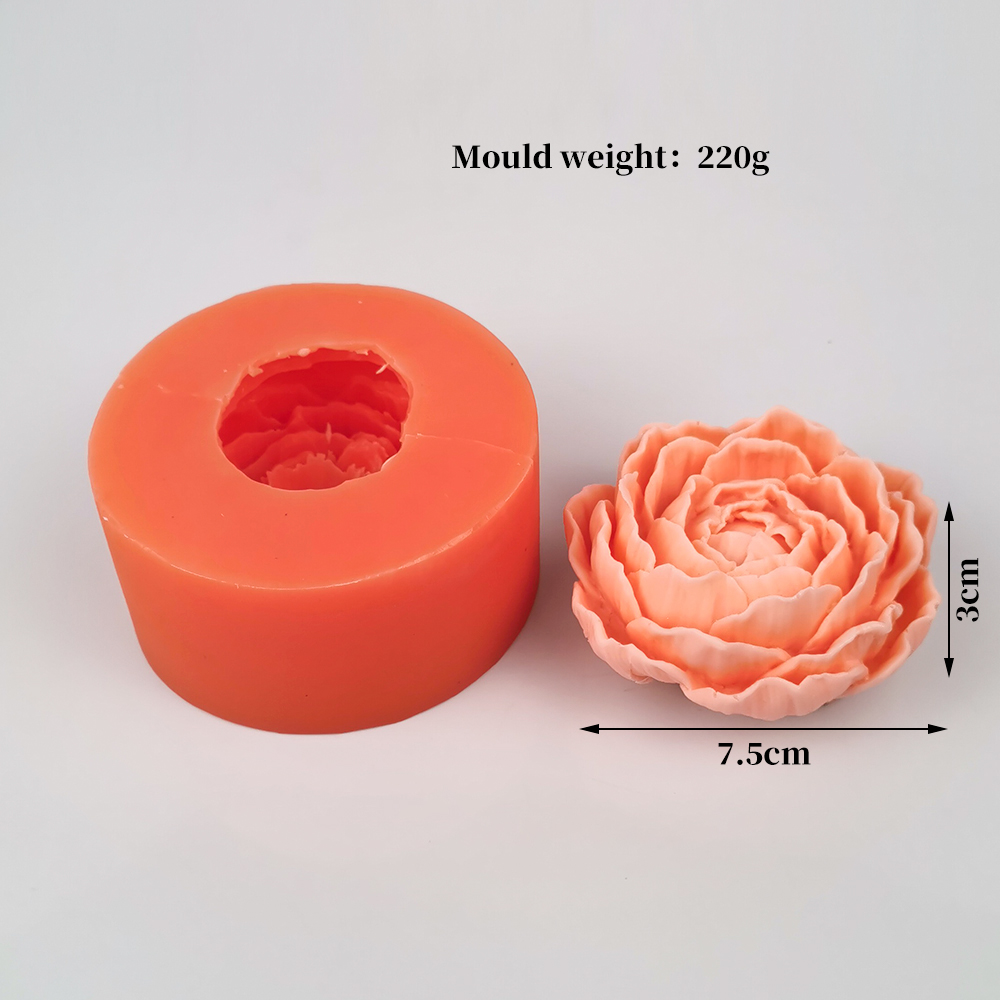 Peony Flower Candle Mold Manua - مراجعة Candle Supplies Eu وسعره