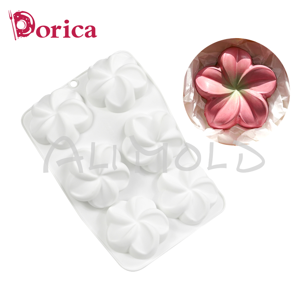 6 Cavities Flower Silicone Mou - مراجعة Candle Supplies Eu وسعره