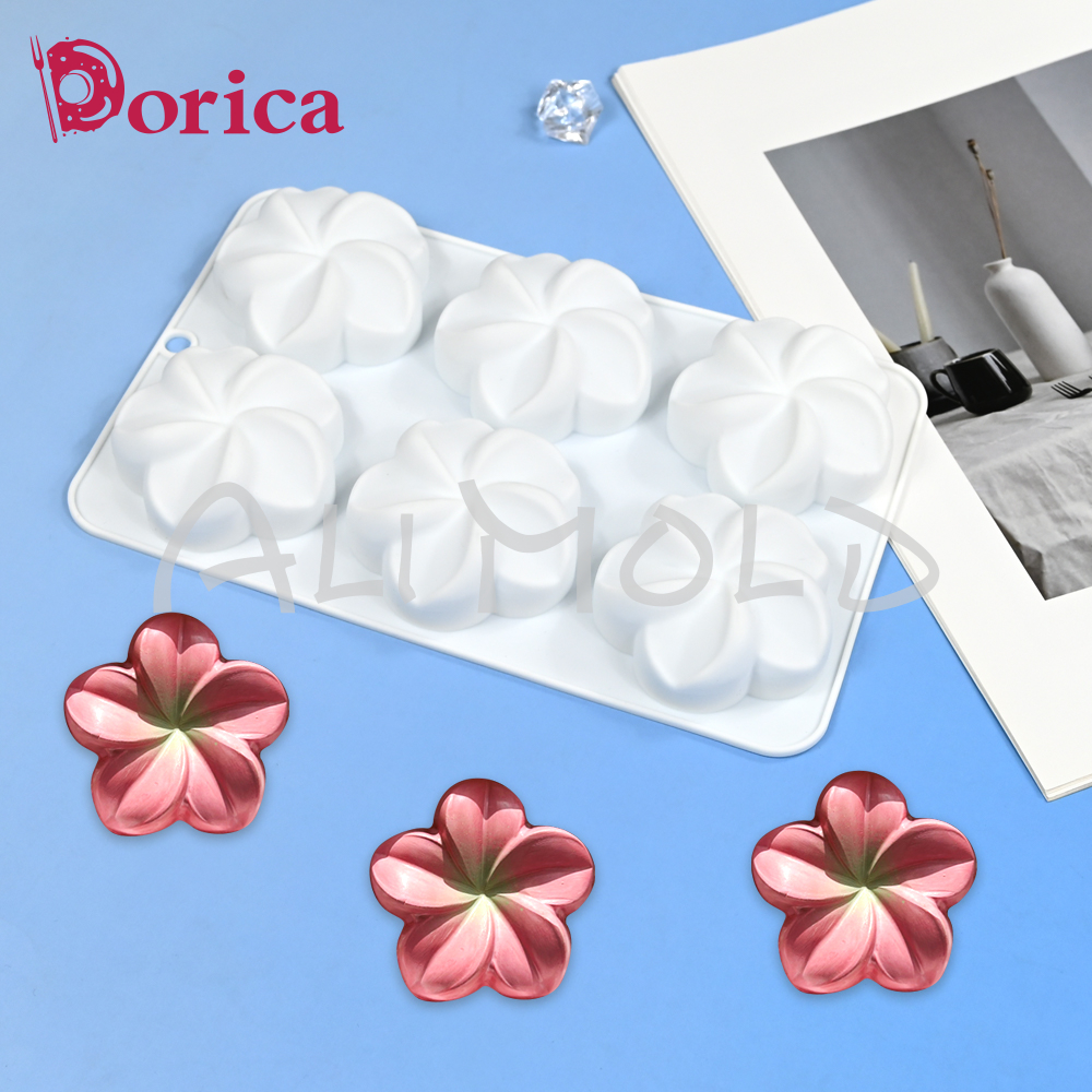 6 Cavities Flower Silicone Mou - مراجعة Candle Supplies Eu وسعره