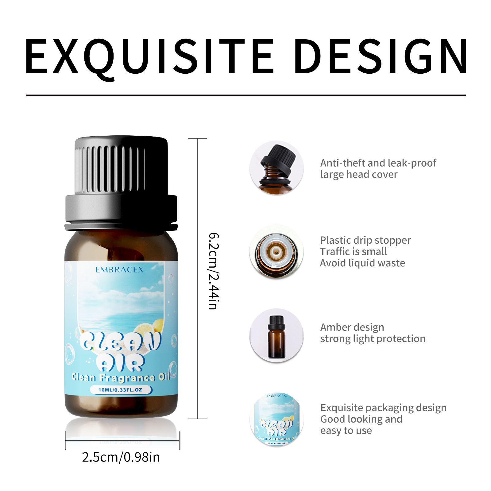 10ml Clean Air Essential Oil L - مراجعة Fragrance Oil 10Ml وسعره