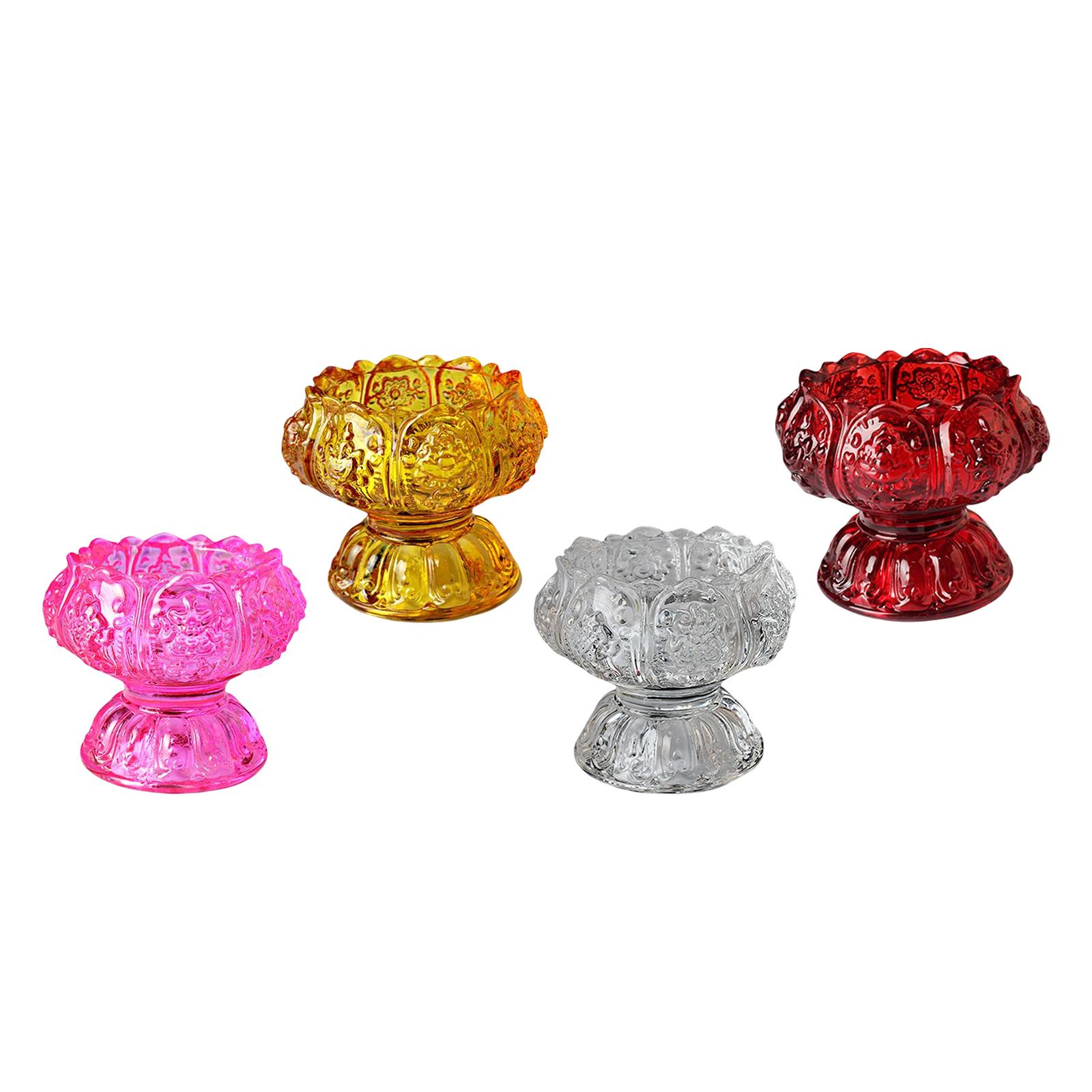 Tea Light Holder for Buddhist  - مراجعة Candle Glass Supplies وسعره