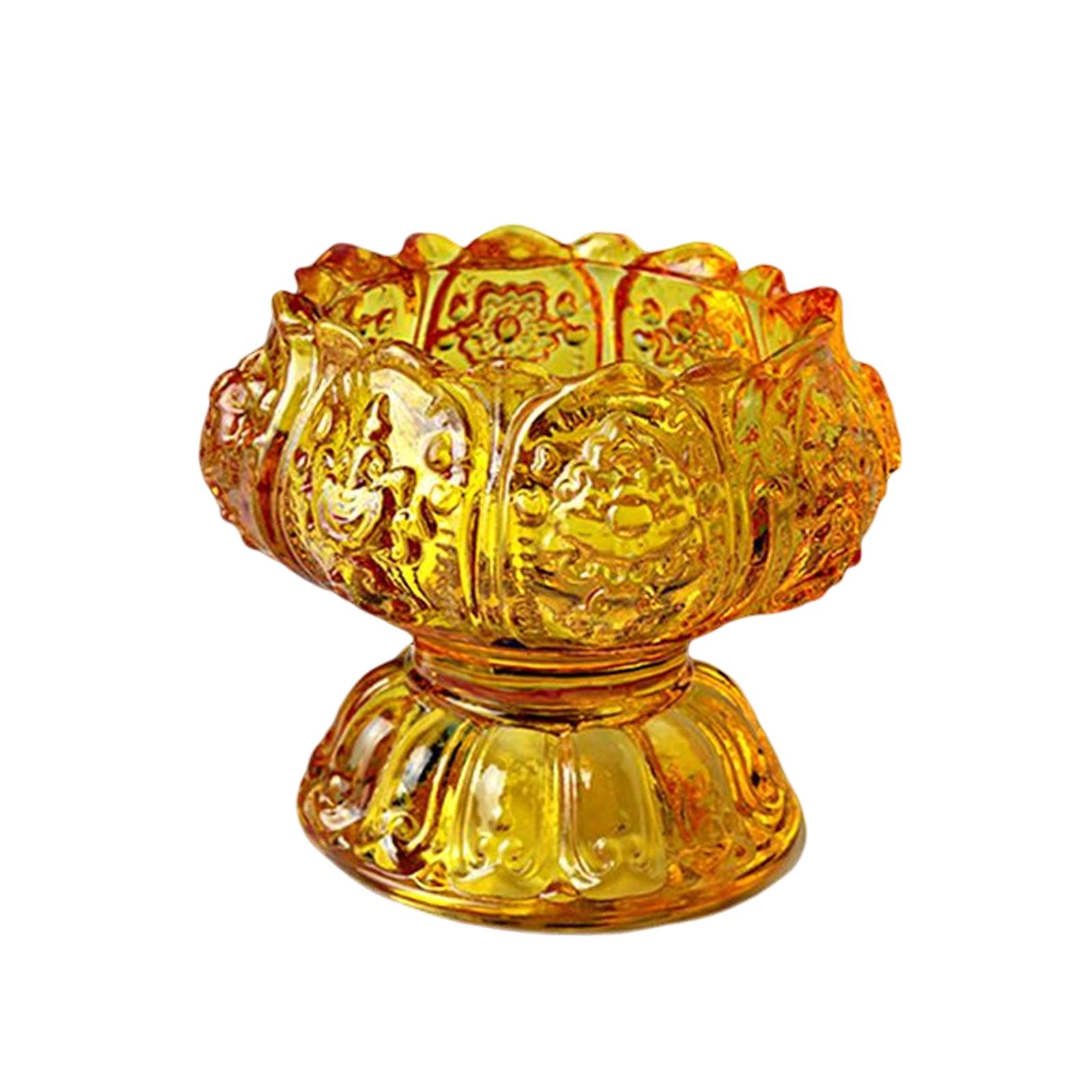 Tea Light Holder for Buddhist  - مراجعة Candle Glass Supplies وسعره