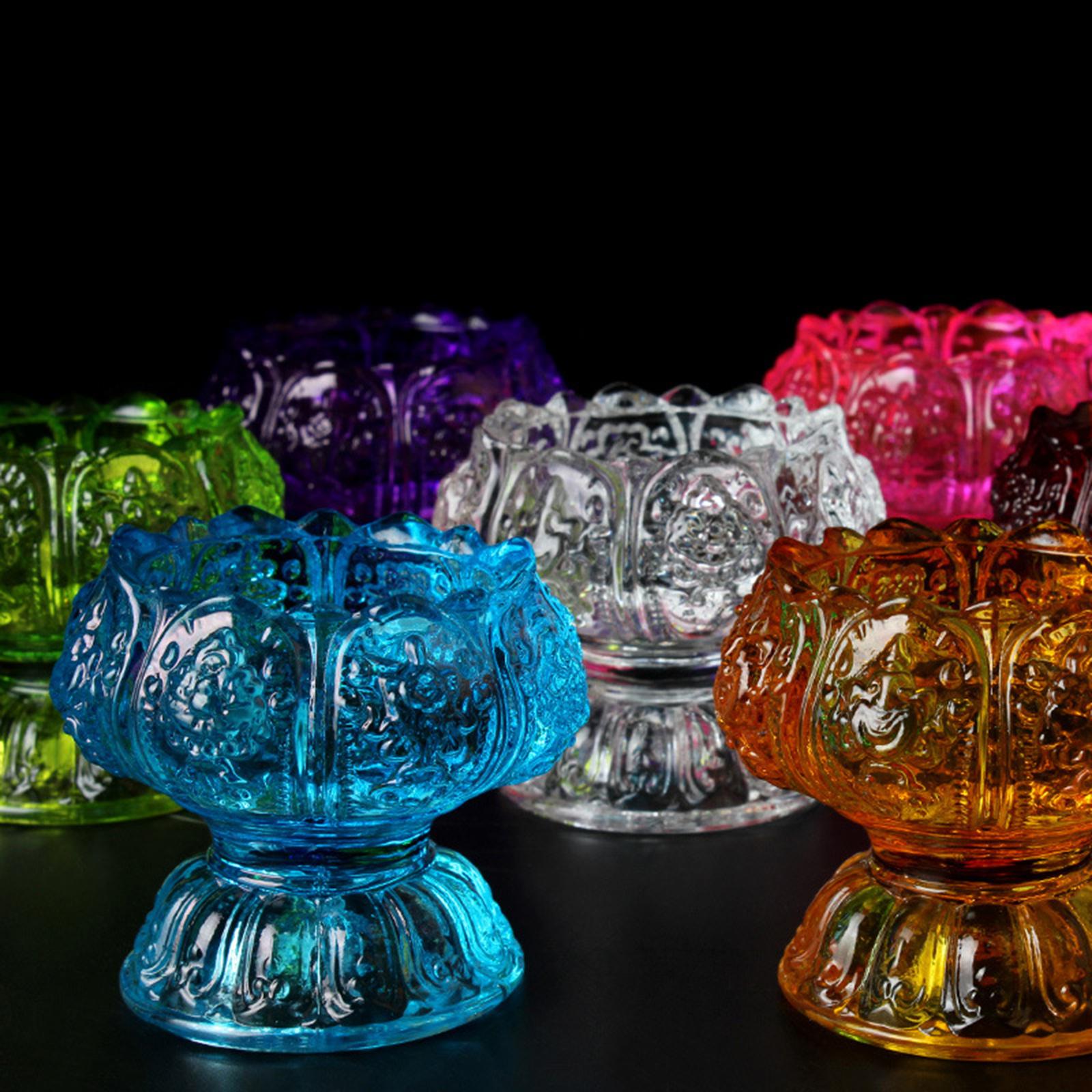 Tea Light Holder for Buddhist  - مراجعة Candle Glass Supplies وسعره