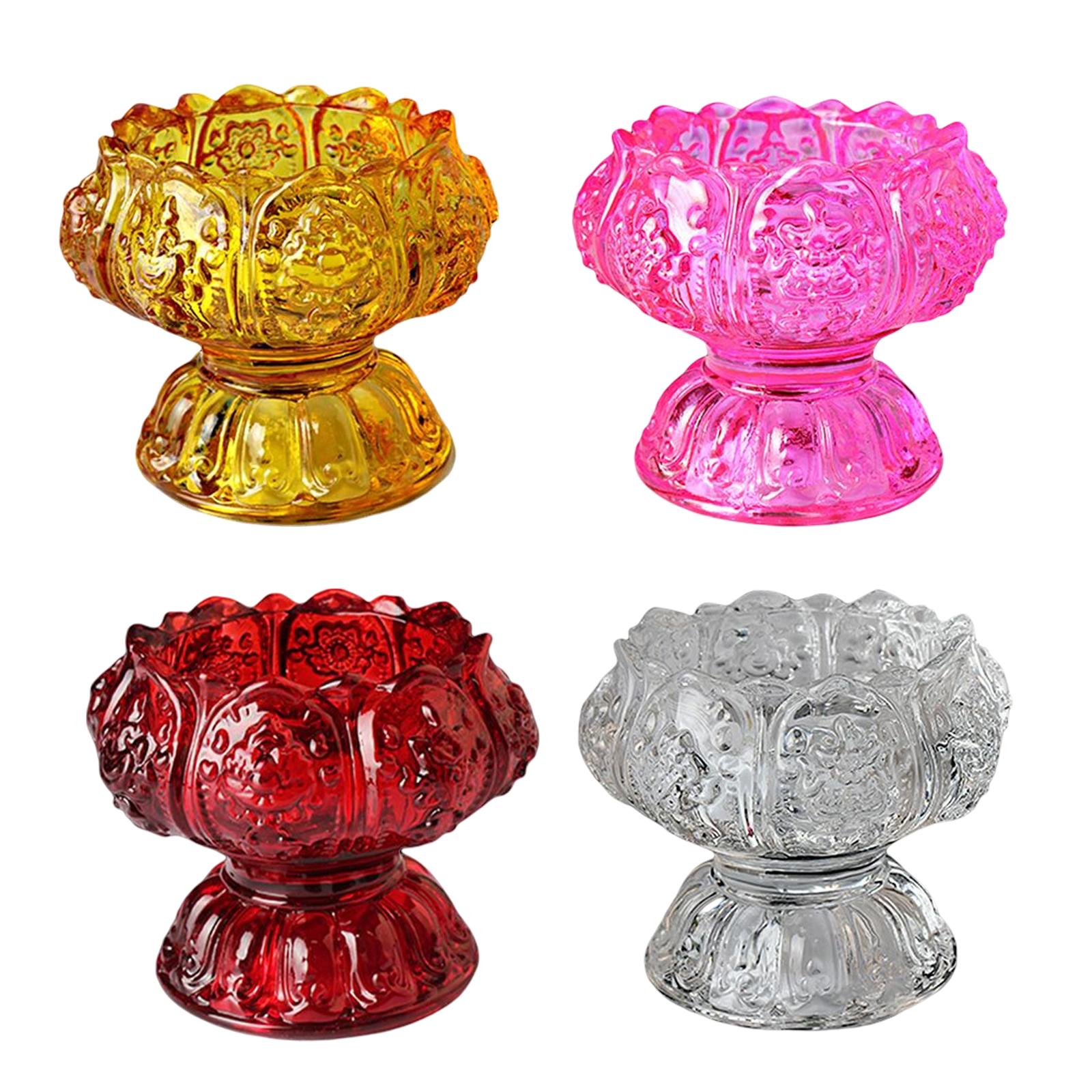 Tea Light Holder for Buddhist  - مراجعة Candle Glass Supplies وسعره