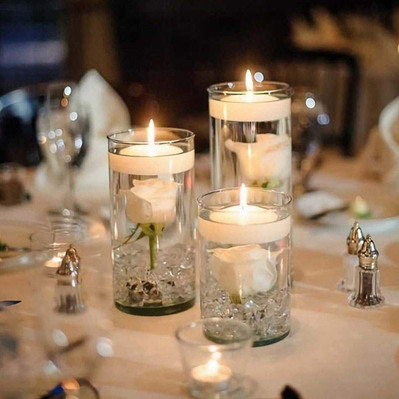1pcs Clear Cylinder Glass Cand - مراجعة Candle Glass Supplies وسعره