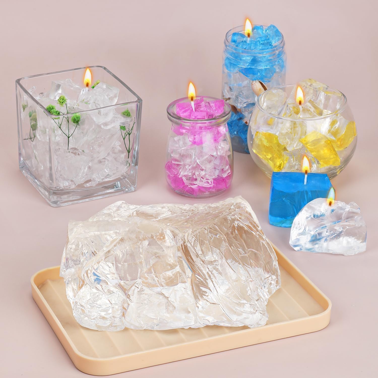 100g Jelly Wax for Candle Maki - مراجعة Candle Making Supplies Usa وسعره