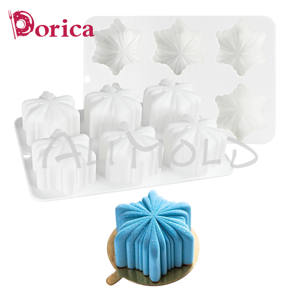 Dorica Snowflake Silicone Mold - مراجعة Candle Supplies Eu وسعره