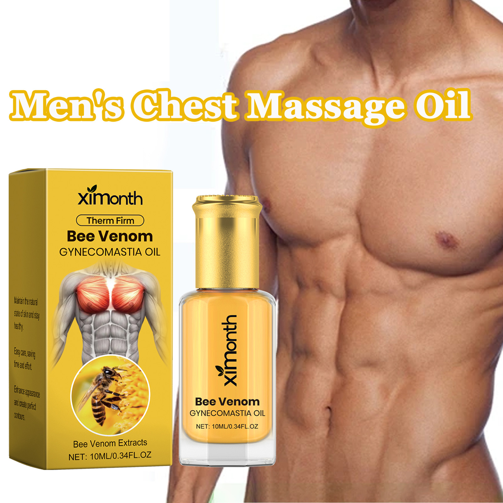 Bee Venom Men's Chest Massage  - مراجعة Fragrance Oil 10Ml وسعره