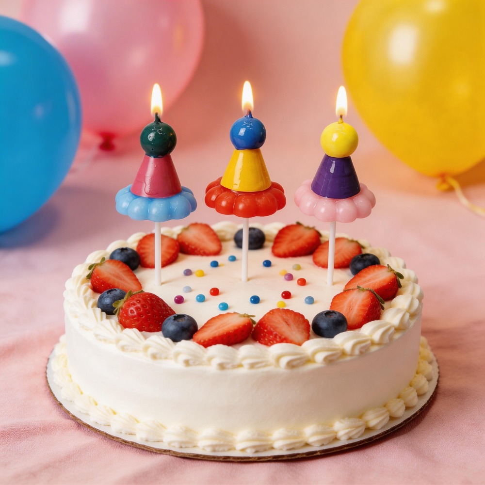 3PCS Party Hat Birthday Candle - مراجعة Candle Supplies Usa وسعره