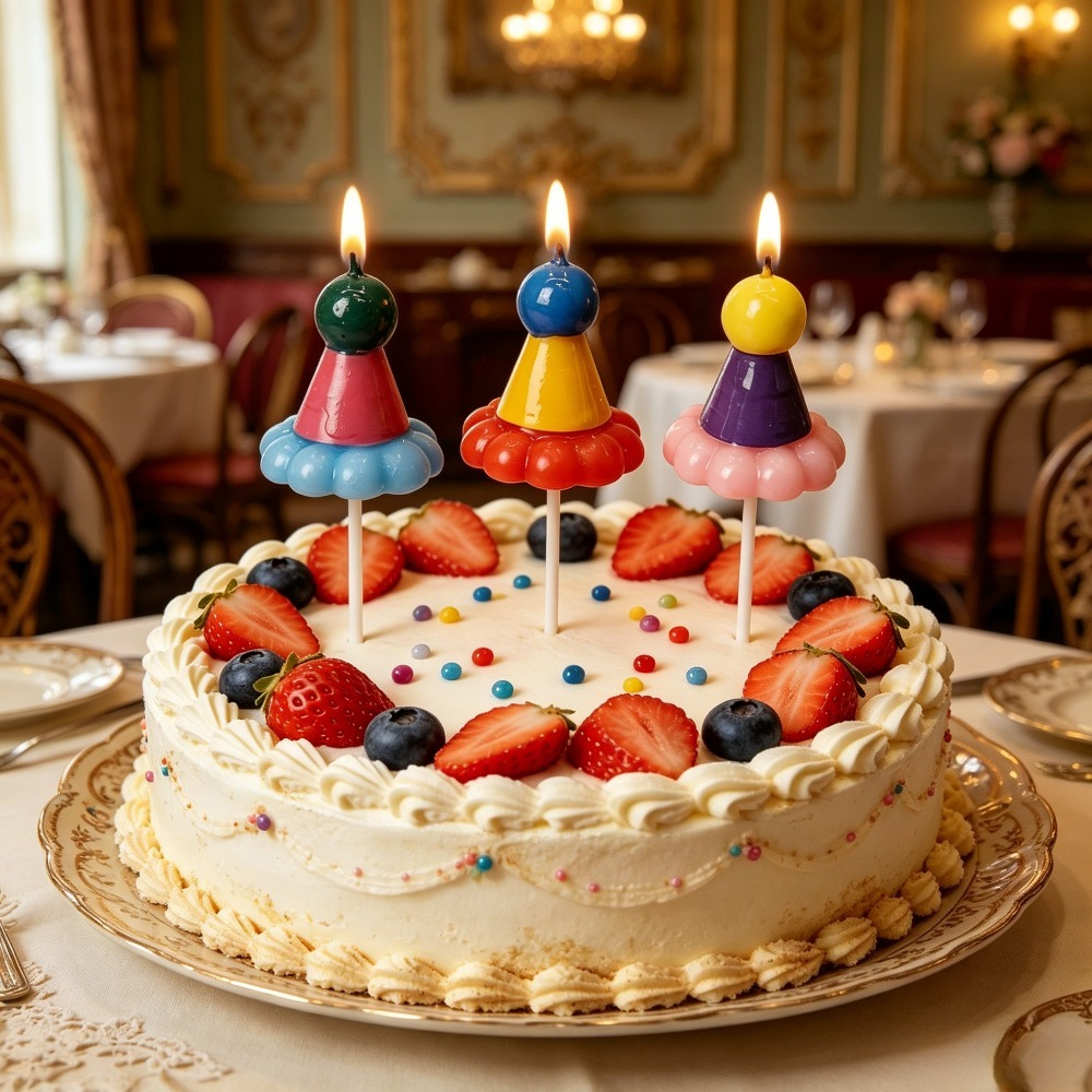 3PCS Party Hat Birthday Candle - مراجعة Candle Supplies Usa وسعره