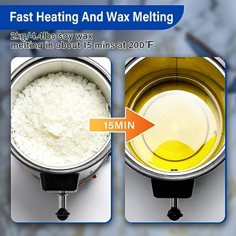 Electric Non-Stick Candle Wax  - مراجعة Wax Melting Pot وسعره