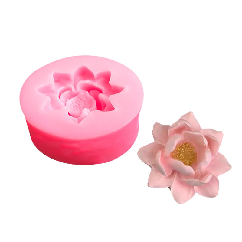 New 3D Lotus Flowers Silicone  - مراجعة Candle Supplies Eu وسعره