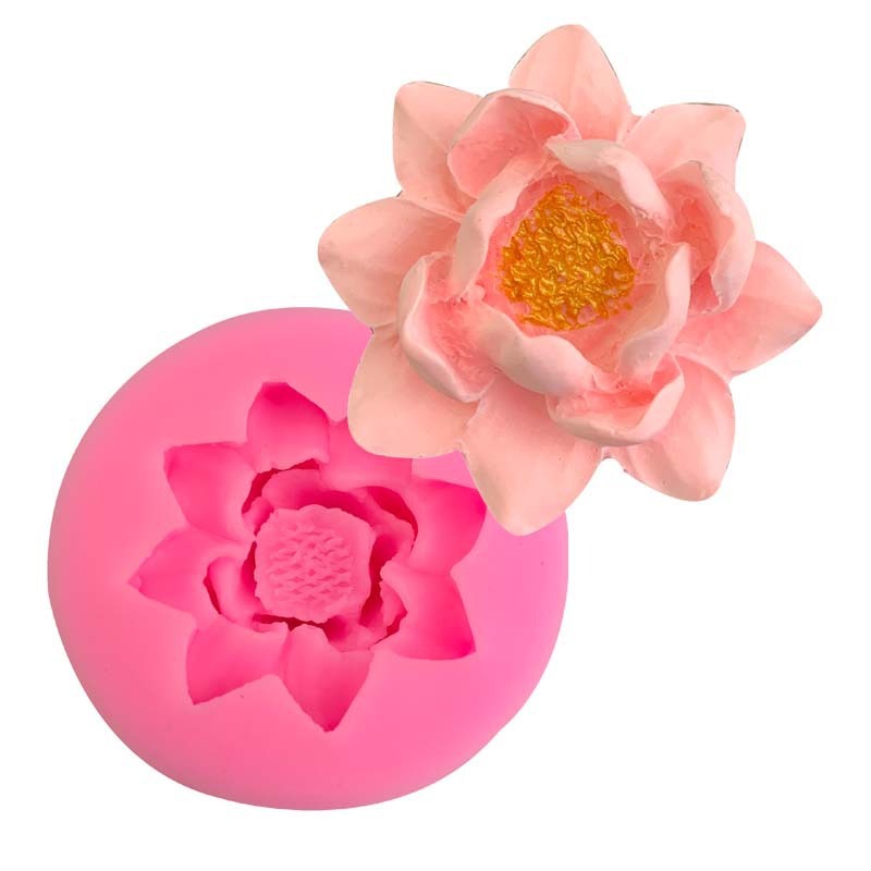 New 3D Lotus Flowers Silicone  - مراجعة Candle Supplies Eu وسعره