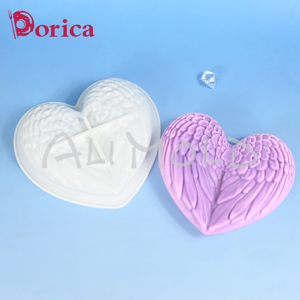 Dorica 3D Wings Heart Silicone - مراجعة Candle Supplies Eu وسعره