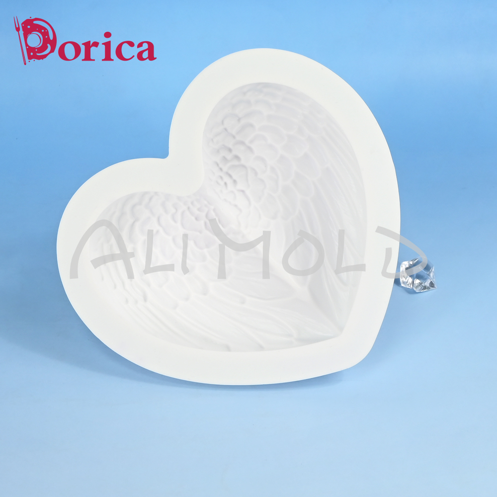 Dorica 3D Wings Heart Silicone - مراجعة Candle Supplies Eu وسعره