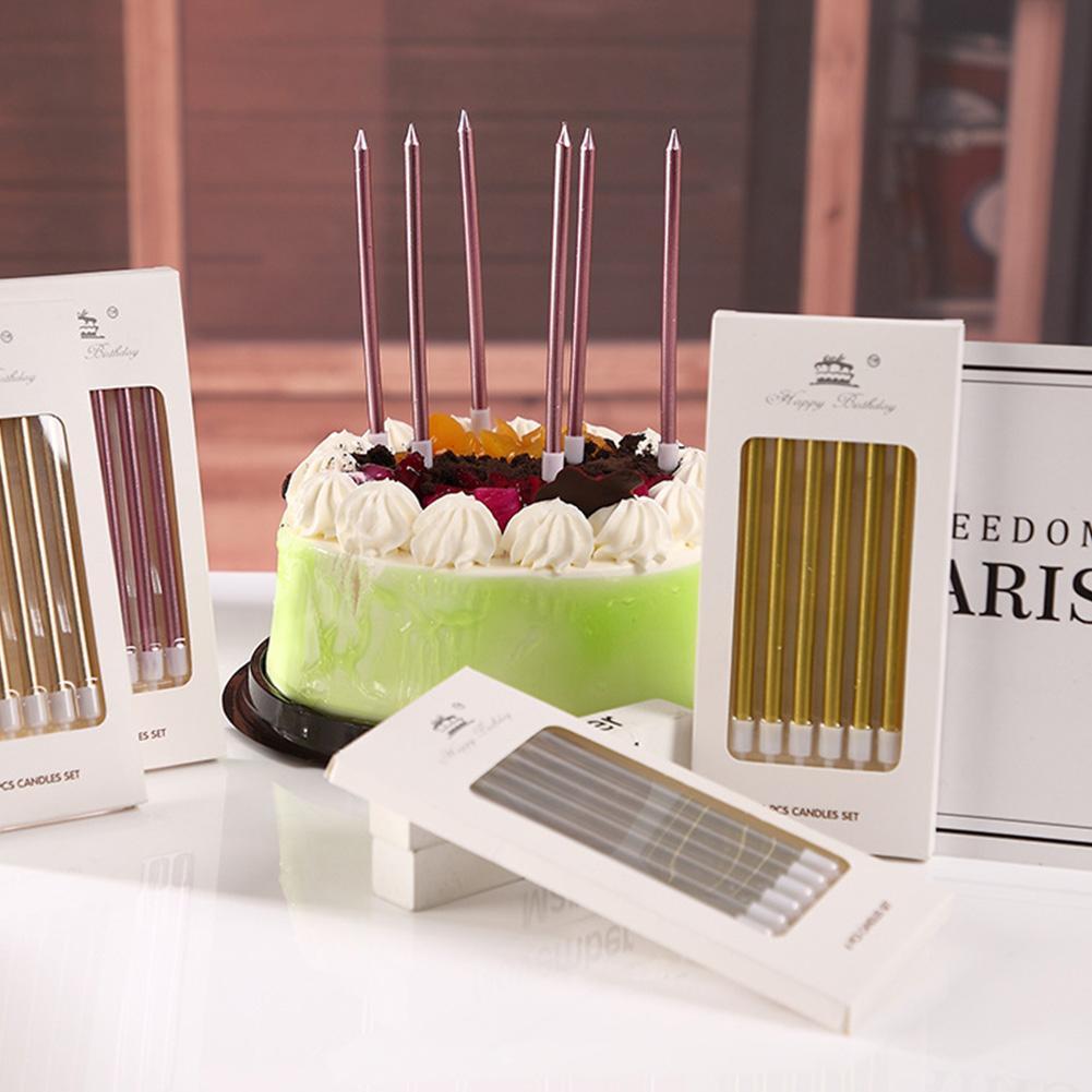 6/18pcs Metal Gold Silver Birt - مراجعة Candle Supplies Usa وسعره