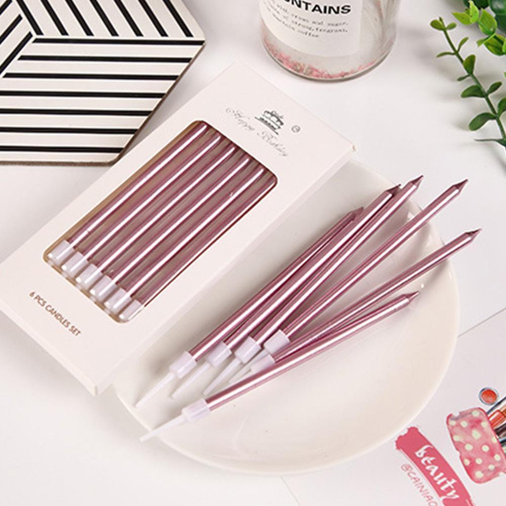 6/18pcs Metal Gold Silver Birt - مراجعة Candle Supplies Usa وسعره