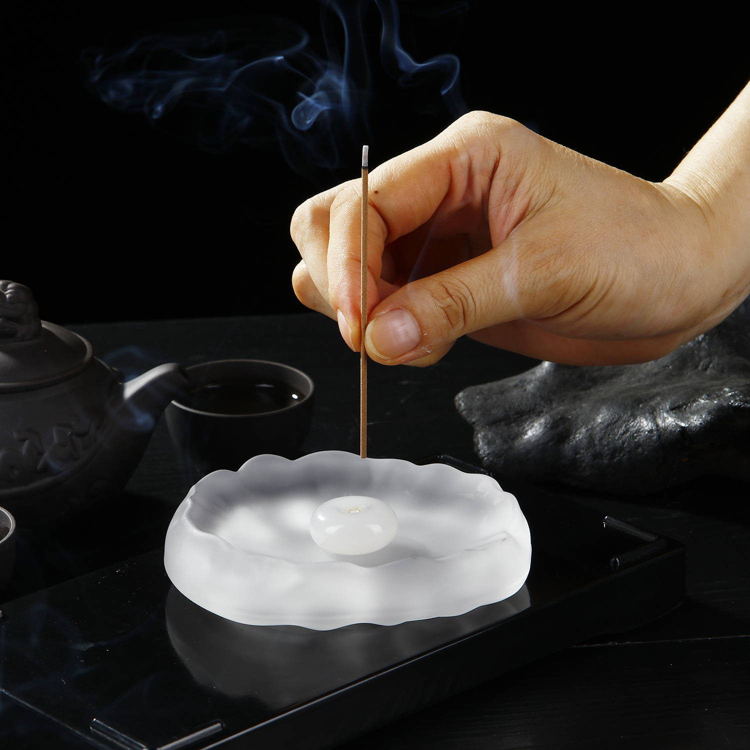 Mini Jade Incense Burner Incen - مراجعة Candle Glass Supplies وسعره