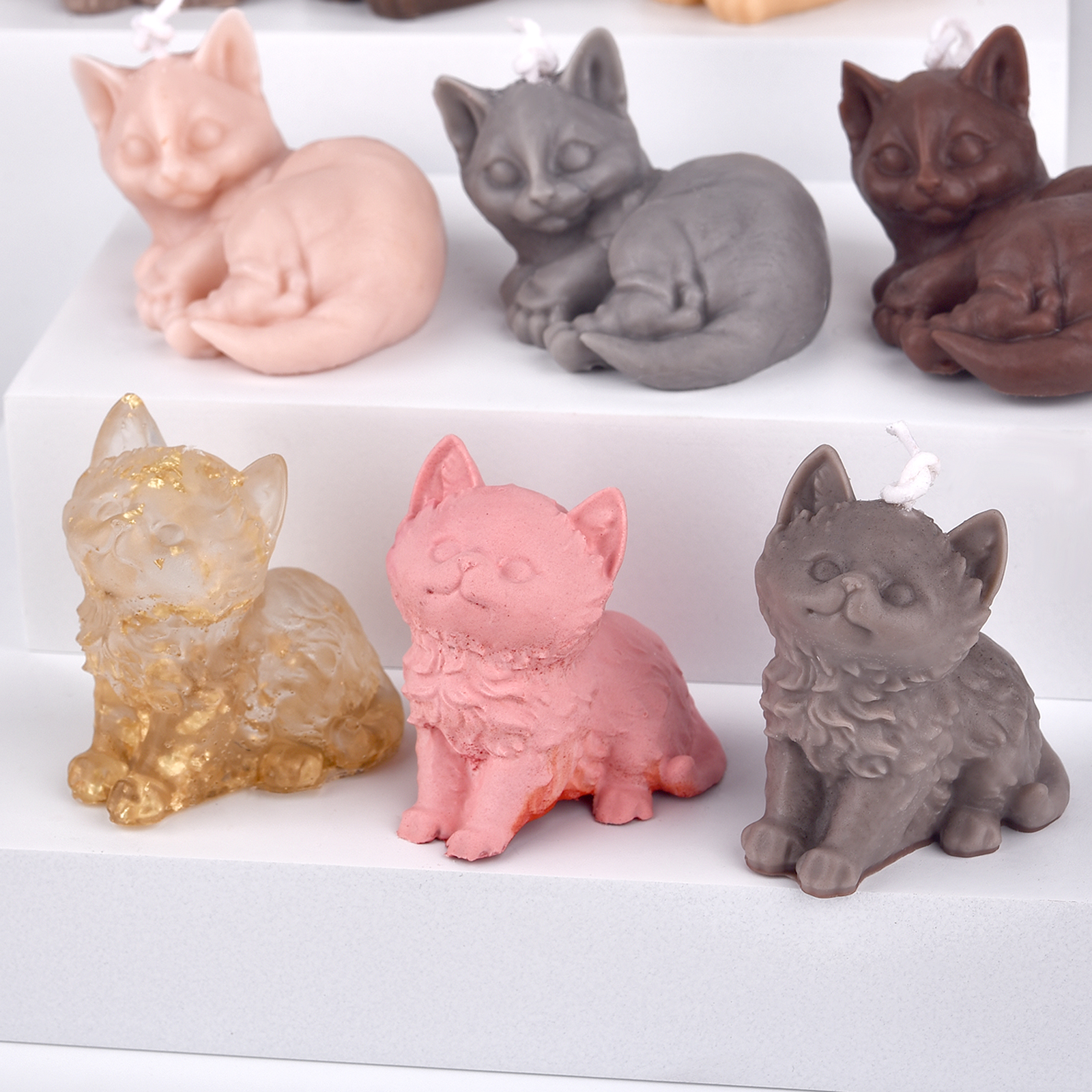 3D Dogs Cats Silicone Mold For - مراجعة Candle Making Supplies Usa وسعره