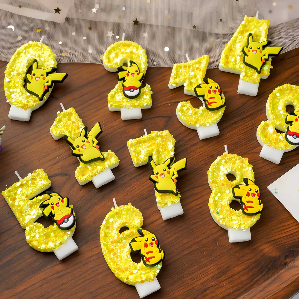 Pokemon Birthday Candle Number - مراجعة Candle Supplies Video وسعره