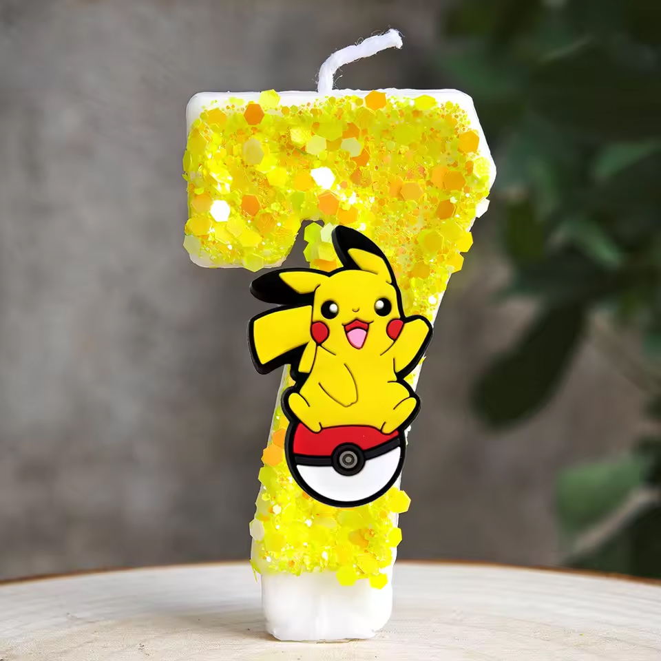 Pokemon Birthday Candle Number - مراجعة Candle Supplies Video وسعره