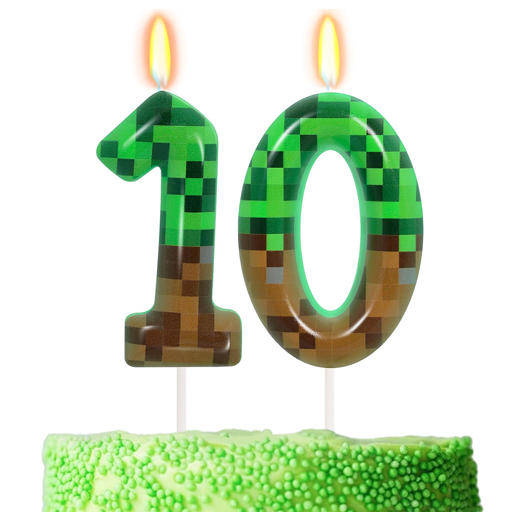 Miner Birthday Candles Birthda - مراجعة Candle Supplies Video وسعره