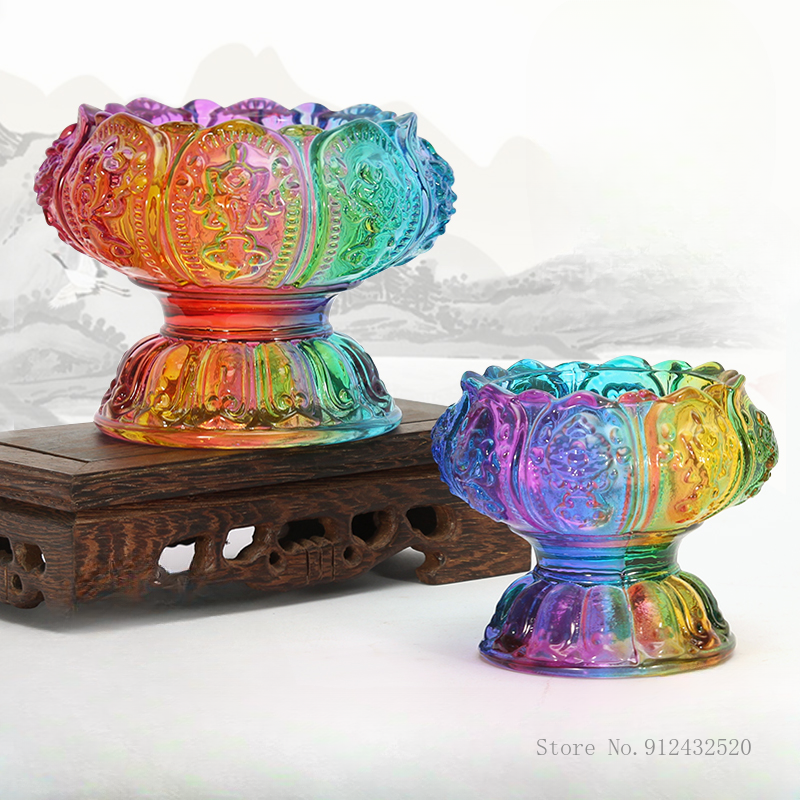 Colorful Lucky High Feet Lamp  - مراجعة Candle Glass Supplies وسعره