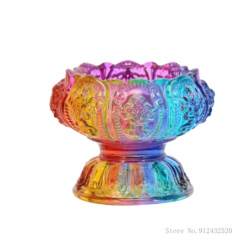 Colorful Lucky High Feet Lamp  - مراجعة Candle Glass Supplies وسعره