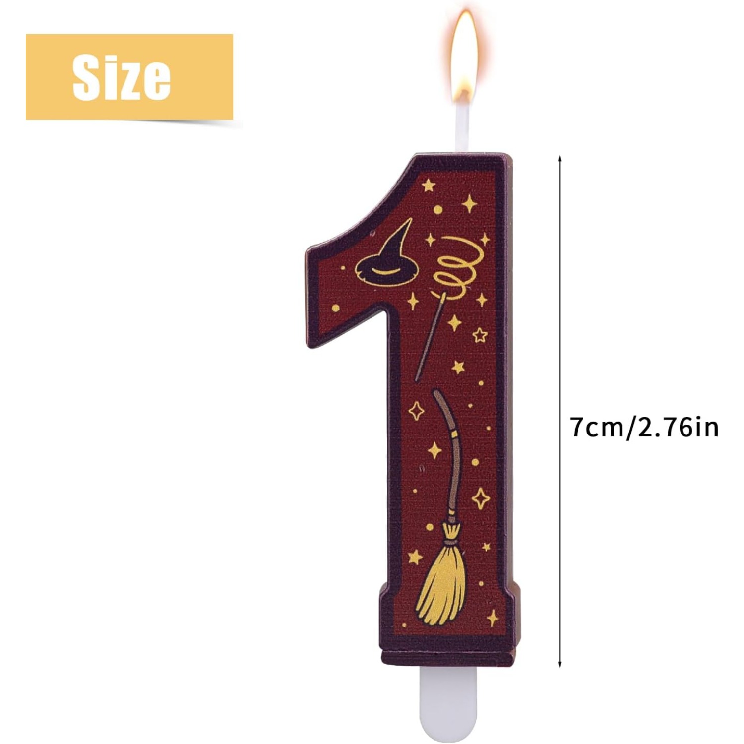 1 Set Number 0-9 Magical Theme - مراجعة Candle Supplies Usa وسعره