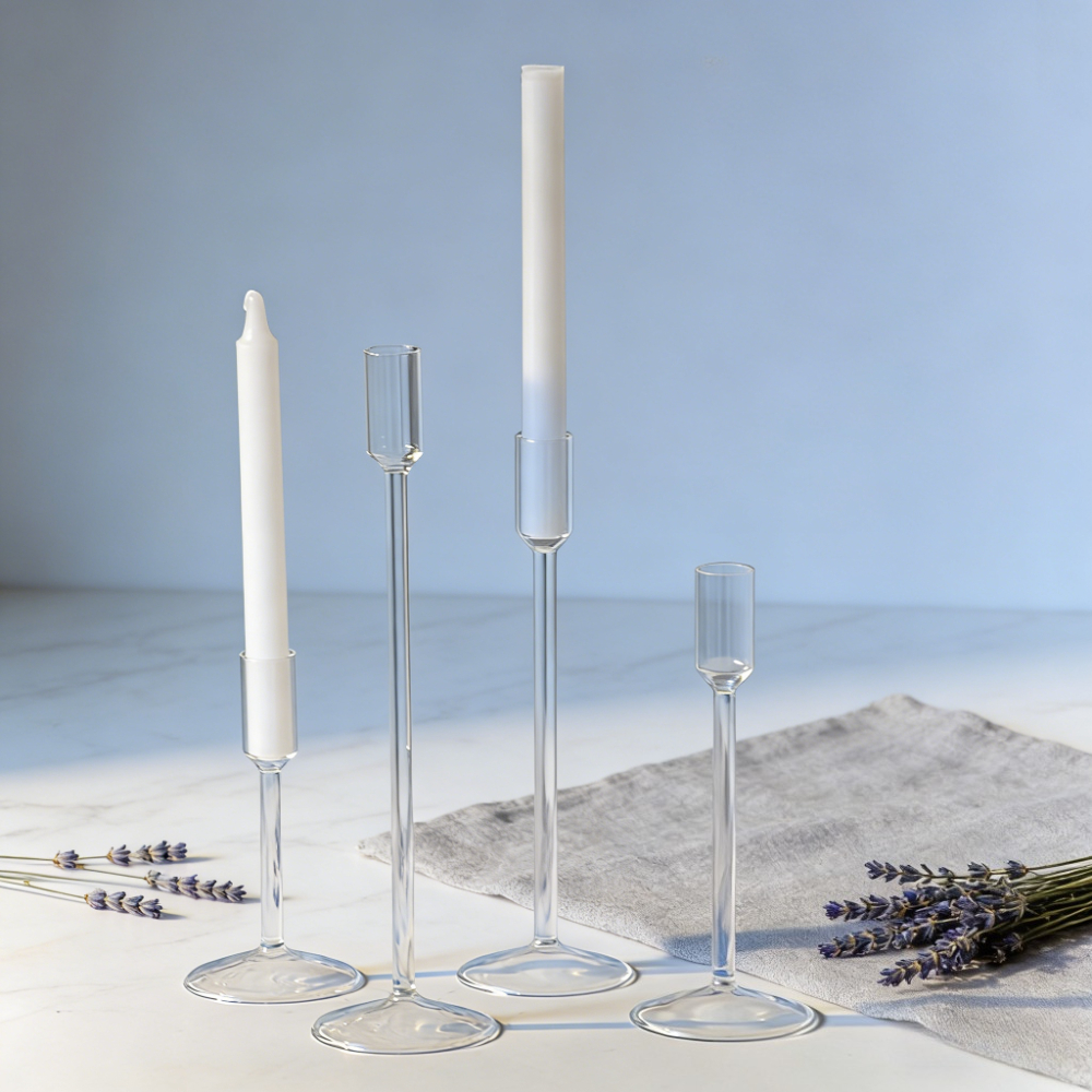 Nordic Minimalism Clear Glass  - مراجعة Candle Glass Supplies وسعره