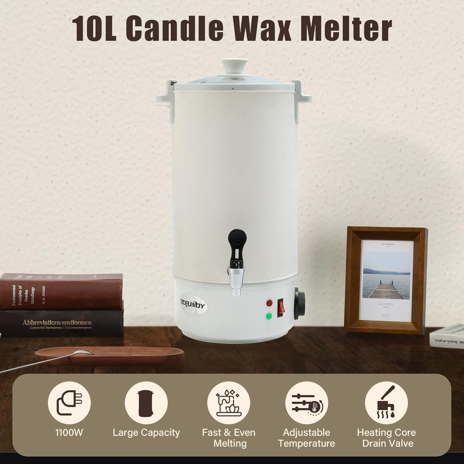 Electric Candle Wax Melter Pot - مراجعة Wax Melting Pot وسعره