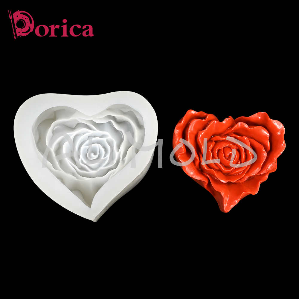 Rose Heart Silicone Candle Mol - مراجعة Candle Supplies Eu وسعره