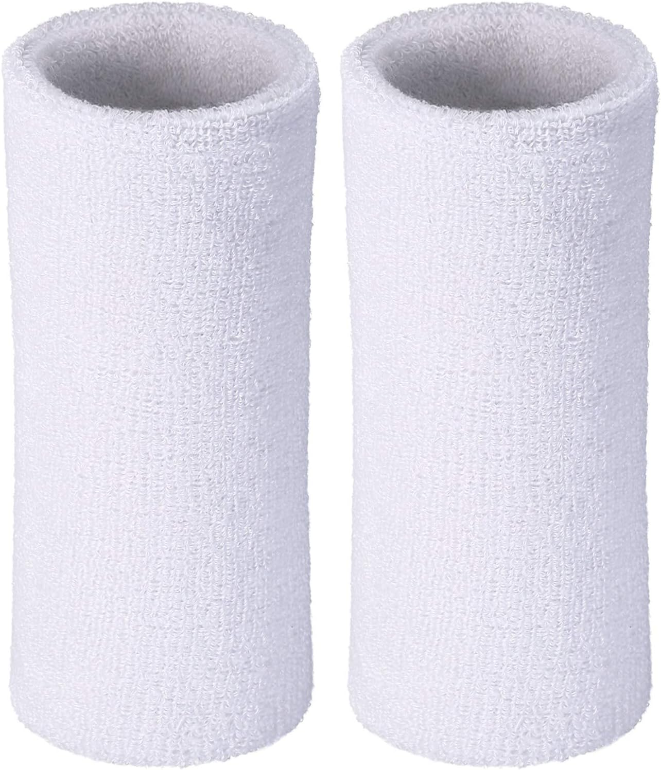 2 Pack 6-Inch Wrist Sweatbands - مراجعة Cotton Wick 6 Inch وسعره