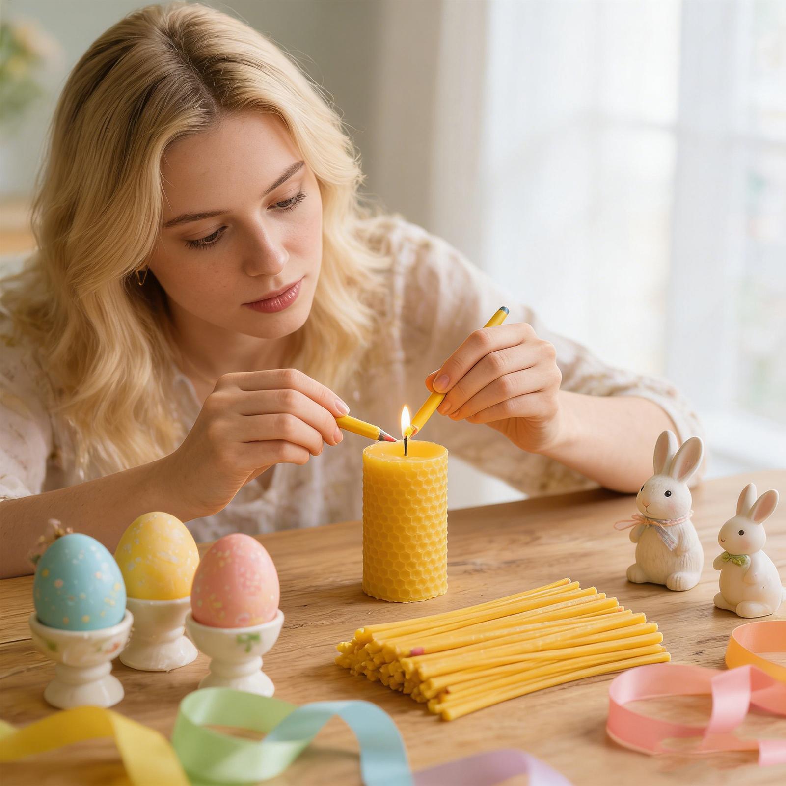 Egg Decorating Beeswax Sticks  - مراجعة Candle Making Supplies Usa وسعره