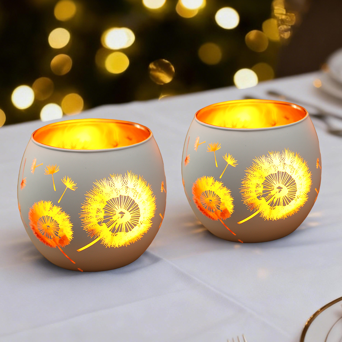 Dandelion Candle Holders Happy - مراجعة Candle Glass Supplies وسعره