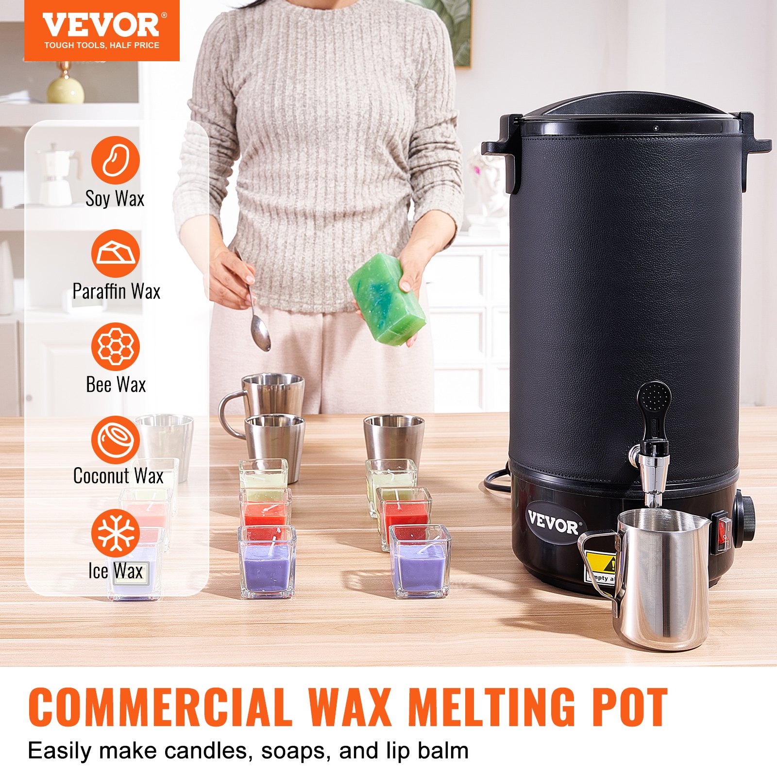 10 L Wax Melter For Candle Mak - مراجعة Wax Melting Pot وسعره